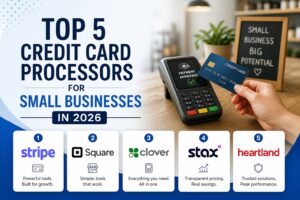 Top 5 Credit Card Processors for Small Businesses in 2026